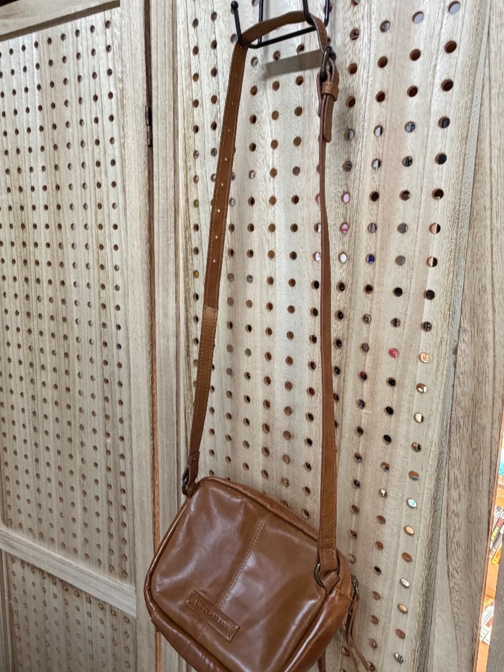 Lucky Brand Yucca Leather Crossbody Bag Walnut Brown Fanny Pack Belt Bag - Picture 8 of 15